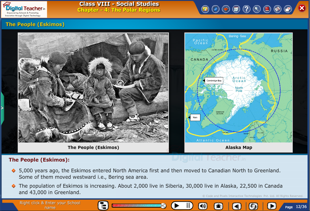 Smart class - social studies on defining the polar regions and the eskimos are people living in polar regions